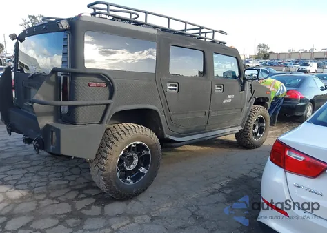 2006 Hummer H2 Suv z USA, uszkodzony, nr VIN 5GRGN23U66H110327